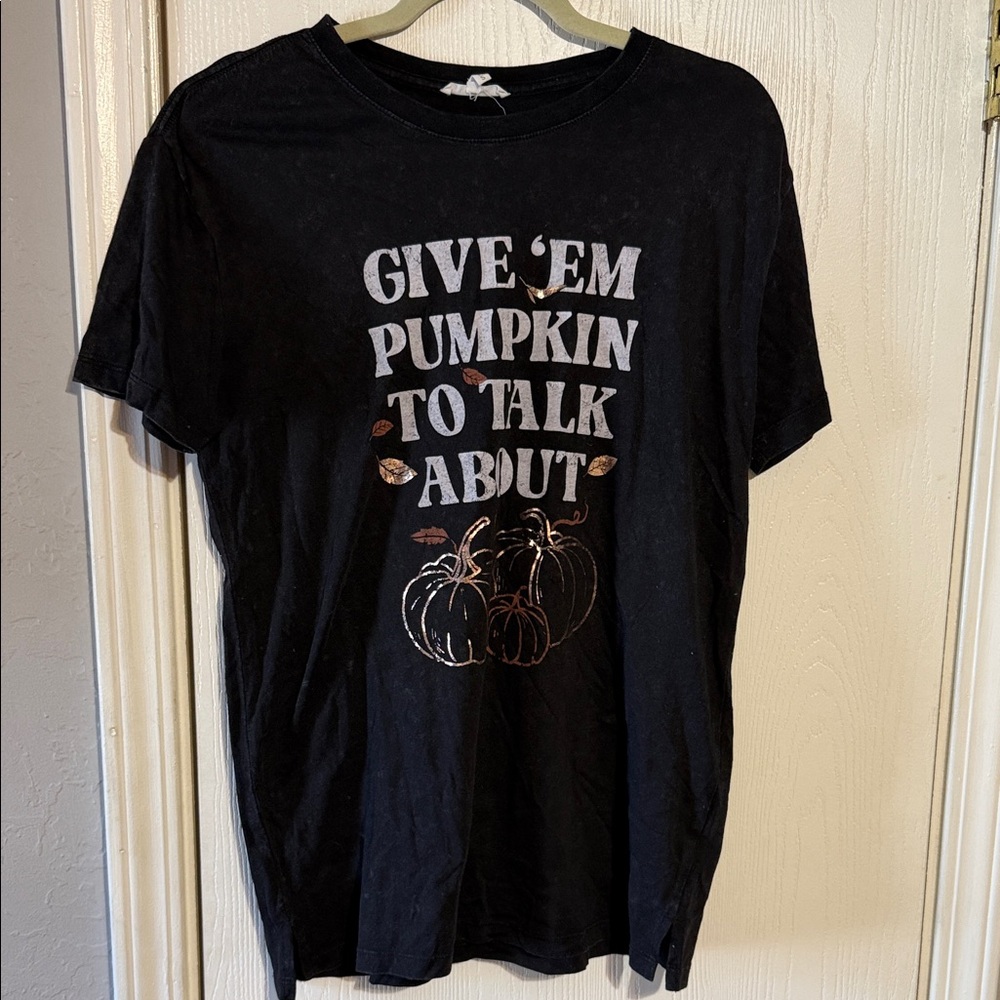 Maurices Black Pumpkin Graphic Tee